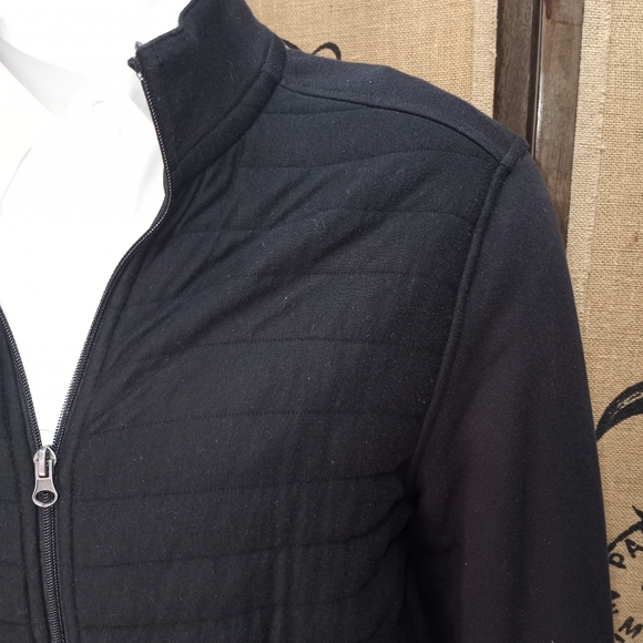 Structure Quilted Jacket, L, Slim Fit - Picture 2 of 7